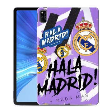 Силиконовый чехол на Huawei Honor Pad V6 с принтом Real Madrid Реал Мадрид