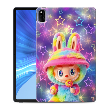 Силиконовый чехол на Huawei Honor Pad V6 с принтом Labubu Лабубу