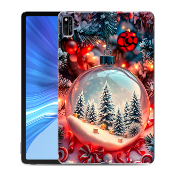 Силиконовый чехол на Huawei Honor Pad V6 с принтом Новый год Силиконовый чехол на Huawei Honor Pad V6 с принтом Новый год