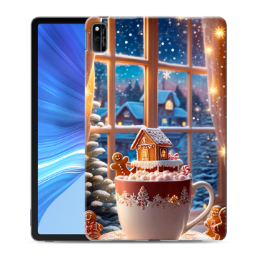 Силиконовый чехол на Huawei Honor Pad V6 с принтом Новый год Силиконовый чехол на Huawei Honor Pad V6 с принтом Новый год