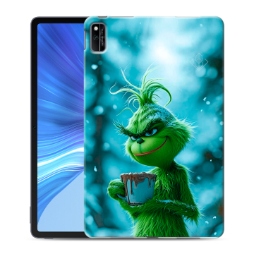 Силиконовый чехол на Huawei Honor Pad V6 с принтом Новый год гринч Силиконовый чехол на Huawei Honor Pad V6 с принтом Новый год гринч