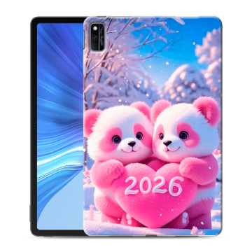 Силиконовый чехол на Huawei Honor Pad V6 с принтом Новый год Силиконовый чехол на Huawei Honor Pad V6 с принтом Новый год