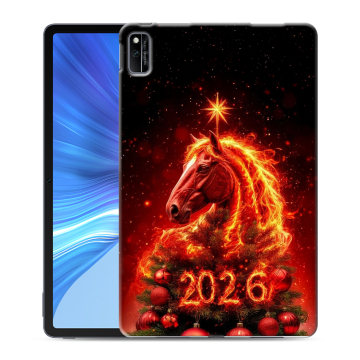 Силиконовый чехол на Huawei Honor Pad V6 с принтом Новый год Силиконовый чехол на Huawei Honor Pad V6 с принтом Новый год