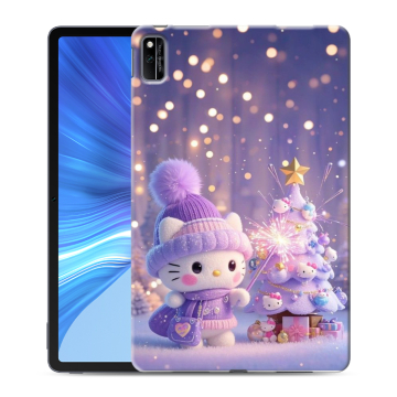 Силиконовый чехол на Huawei Honor Pad V6 с принтом Новый год