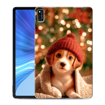 Силиконовый чехол на Huawei Honor Pad V6 с принтом Новый год