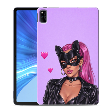 Силиконовый чехол на Huawei Honor Pad V6 с принтом женский Силиконовый чехол на Huawei Honor Pad V6 с принтом женский