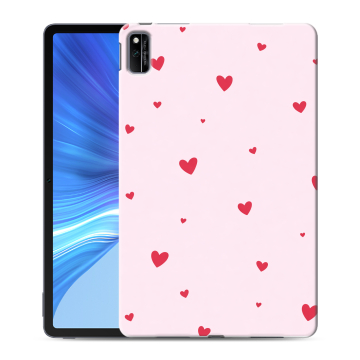 Силиконовый чехол на Huawei Honor Pad V6 с принтом для девочек