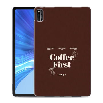 Силиконовый чехол на Huawei Honor Pad V6 с принтом женский
