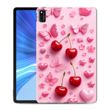 Силиконовый чехол на Huawei Honor Pad V6 с принтом для девочек