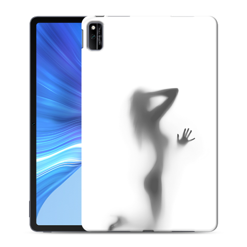 Силиконовый противоударный чехол на Huawei Honor Pad V6 с принтом Силуэт Силиконовый противоударный чехол на Huawei Honor Pad V6 с принтом Силуэт
