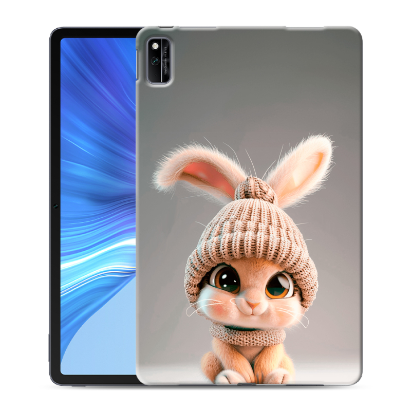 Силиконовый чехол на Huawei Honor Pad V6 с принтом Кролик Силиконовый чехол на Huawei Honor Pad V6 с принтом Кролик