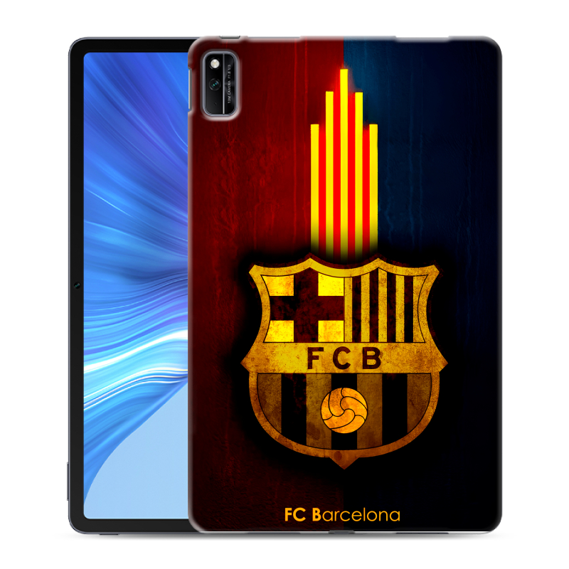 Силиконовый противоударный чехол на Huawei Honor Pad V6 с принтом Барселона Barcelona Силиконовый противоударный чехол на Huawei Honor Pad V6 с принтом Барселона Barcelona