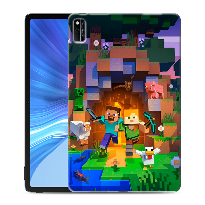 Силиконовый чехол на Huawei Honor Pad V6 с принтом Майнкрафт Minecraft Силиконовый чехол на Huawei Honor Pad V6 с принтом Майнкрафт Minecraft