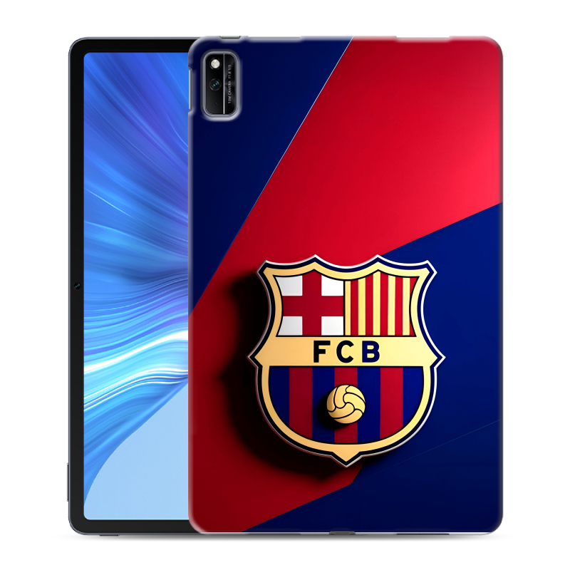 Силиконовый противоударный чехол на Huawei Honor Pad V6 с принтом Барселона Barcelona Силиконовый противоударный чехол на Huawei Honor Pad V6 с принтом Барселона Barcelona