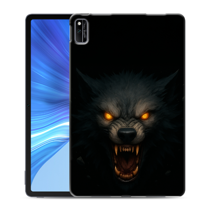 Силиконовый чехол на Huawei Honor Pad V6 с принтом Волк Силиконовый чехол на Huawei Honor Pad V6 с принтом Волк
