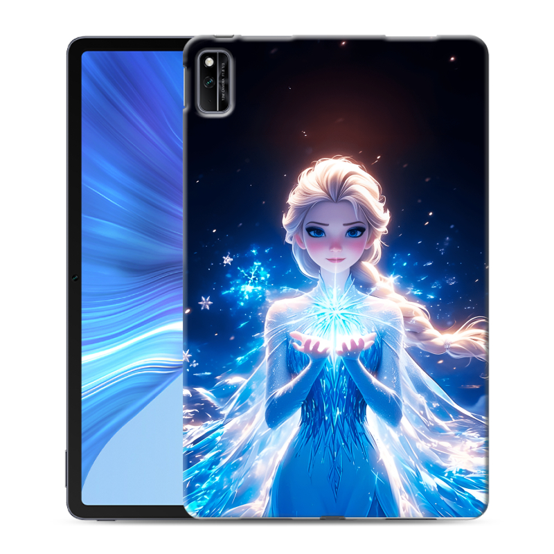 Силиконовый противоударный чехол на Huawei Honor Pad V6 с принтом Холодное сердце Frozen Силиконовый противоударный чехол на Huawei Honor Pad V6 с принтом Холодное сердце Frozen