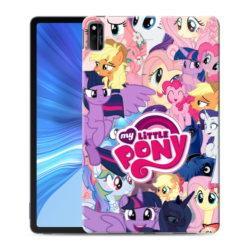 Силиконовый чехол на Huawei Honor Pad V6 с принтом My little pony Дружба чудо Силиконовый чехол на Huawei Honor Pad V6 с принтом My little pony Дружба чудо