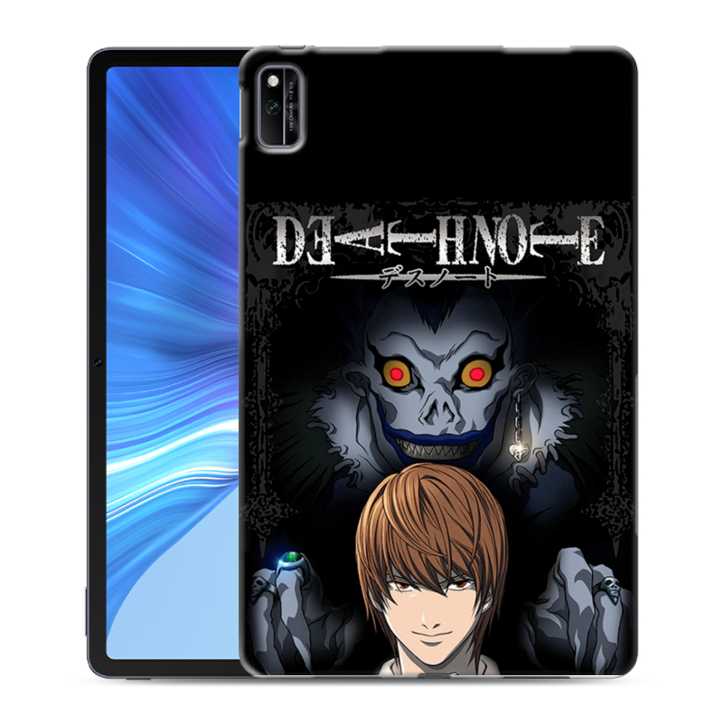 Силиконовый противоударный чехол на Huawei Honor Pad V6 с принтом Death note Тетрадь смерти Силиконовый противоударный чехол на Huawei Honor Pad V6 с принтом Death note Тетрадь смерти