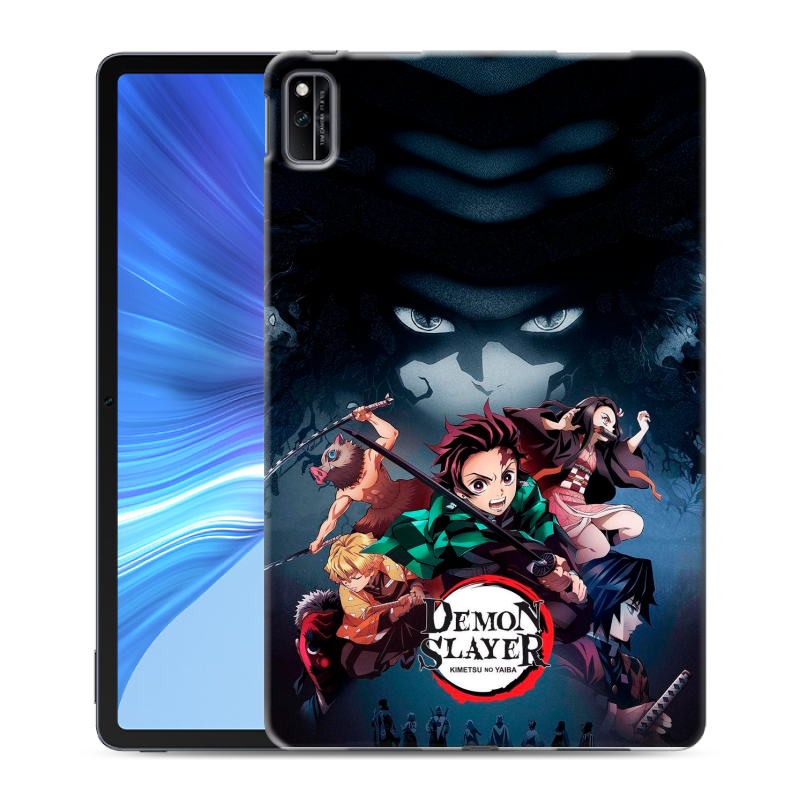 Силиконовый противоударный чехол на Huawei Honor Pad V6 с принтом Demon Slayer Клинок рассекающий демонов Силиконовый противоударный чехол на Huawei Honor Pad V6 с принтом Demon Slayer Клинок рассекающий демонов