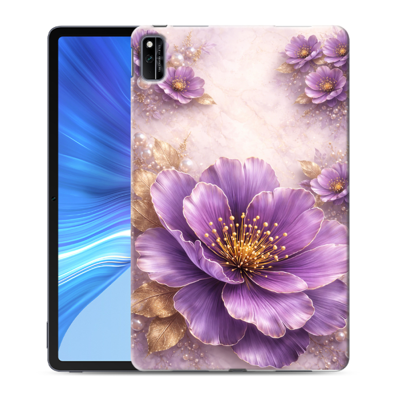 Силиконовый противоударный чехол на Huawei Honor Pad V6 с принтом женский Силиконовый противоударный чехол на Huawei Honor Pad V6 с принтом женский