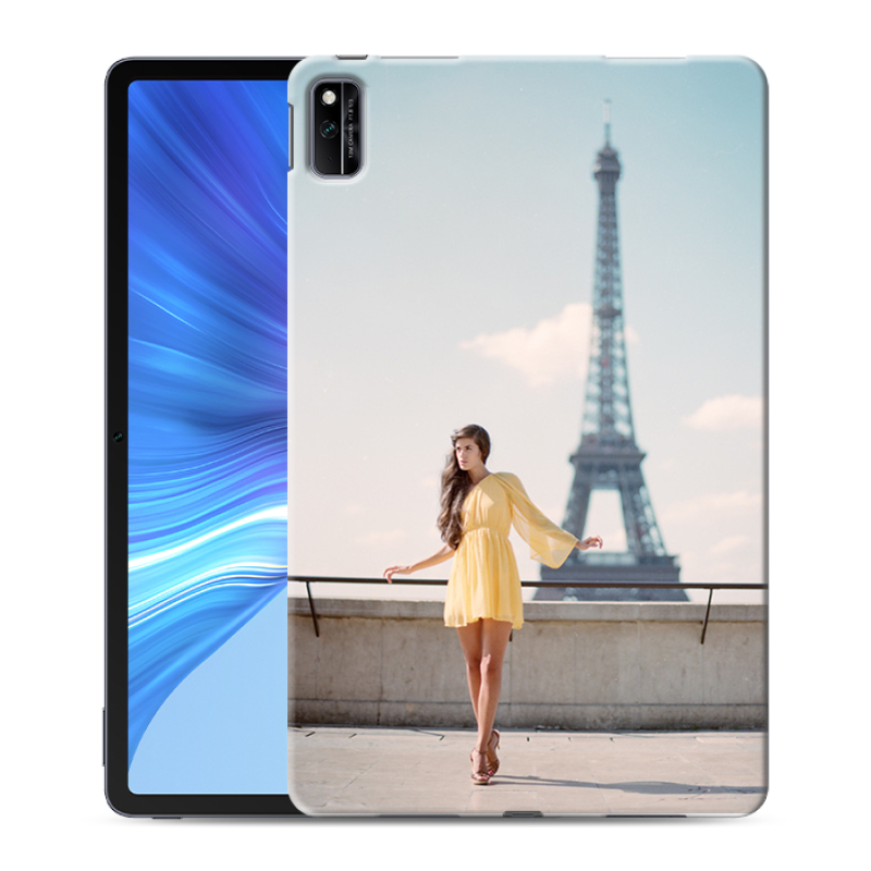 Силиконовый противоударный чехол на Huawei Honor Pad V6 с принтом Париж Силиконовый противоударный чехол на Huawei Honor Pad V6 с принтом Париж