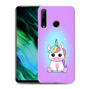 Силиконовый чехол на Huawei Honor 20e с принтом Единорог Силиконовый чехол на Huawei Honor 20e с принтом Единорог