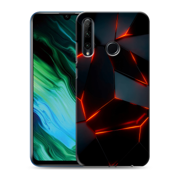 Силиконовый чехол на Huawei Honor 20e с принтом Яркие абстракции Силиконовый чехол на Huawei Honor 20e с принтом Яркие абстракции