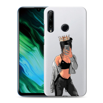 Силиконовый чехол на Huawei Honor 20e с принтом Женские принты Силиконовый чехол на Huawei Honor 20e с принтом Женские принты