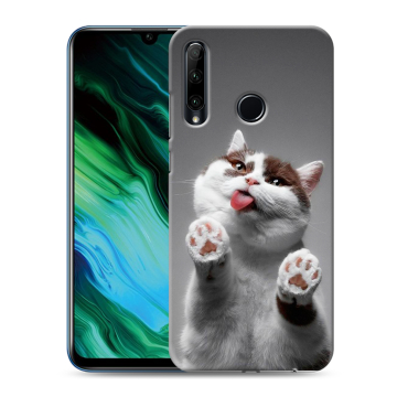 Силиконовый чехол на Huawei Honor 20e с принтом Коты Силиконовый чехол на Huawei Honor 20e с принтом Коты