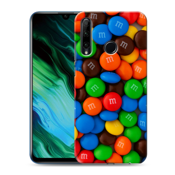 Силиконовый чехол на Huawei Honor 20e с принтом Конфеты Силиконовый чехол на Huawei Honor 20e с принтом Конфеты