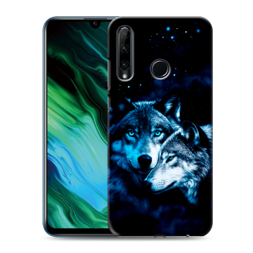Силиконовый чехол на Huawei Honor 20e с принтом Волки Силиконовый чехол на Huawei Honor 20e с принтом Волки