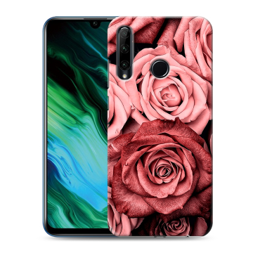 Силиконовый чехол на Huawei Honor 20e с принтом Цветы розы Силиконовый чехол на Huawei Honor 20e с принтом Цветы розы