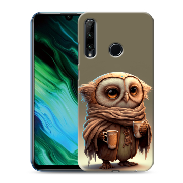 Силиконовый чехол на Huawei Honor 20e с принтом Сова Силиконовый чехол на Huawei Honor 20e с принтом Сова