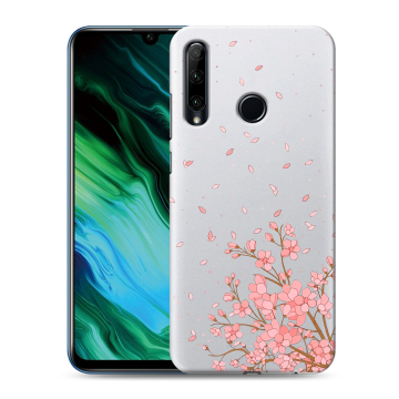 Силиконовый чехол на Huawei Honor 20e с принтом Ветка сакуры Силиконовый чехол на Huawei Honor 20e с принтом Ветка сакуры