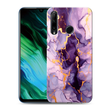 Силиконовый чехол на Huawei Honor 20e с принтом Мрамор Силиконовый чехол на Huawei Honor 20e с принтом Мрамор