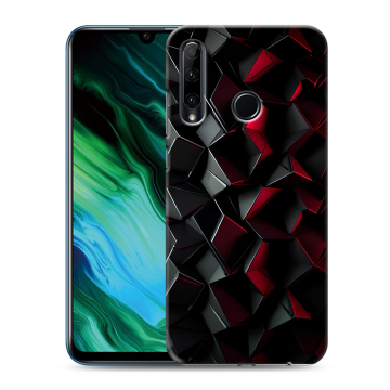 Силиконовый чехол на Huawei Honor 20e с принтом Абстракция
