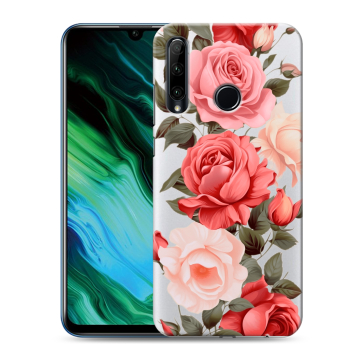 Силиконовый чехол на Huawei Honor 20e с принтом Розы Силиконовый чехол на Huawei Honor 20e с принтом Розы