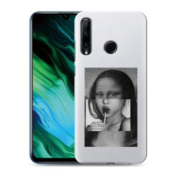 Силиконовый чехол на Huawei Honor 20e с принтом Мона Лиза Силиконовый чехол на Huawei Honor 20e с принтом Мона Лиза