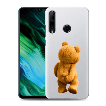 Силиконовый чехол на Huawei Honor 20e с принтом Медведь Силиконовый чехол на Huawei Honor 20e с принтом Медведь