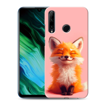 Силиконовый чехол на Huawei Honor 20e с принтом милая лиса Силиконовый чехол на Huawei Honor 20e с принтом милая лиса