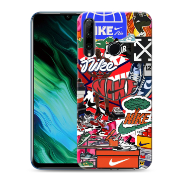 Силиконовый чехол на Huawei Honor 20e с принтом Найк Nike яркий Силиконовый чехол на Huawei Honor 20e с принтом Найк Nike яркий