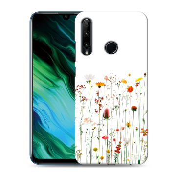Силиконовый чехол на Huawei Honor 20e с принтом цветы Силиконовый чехол на Huawei Honor 20e с принтом цветы