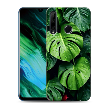 Силиконовый чехол на Huawei Honor 20e с принтом Листья Силиконовый чехол на Huawei Honor 20e с принтом Листья