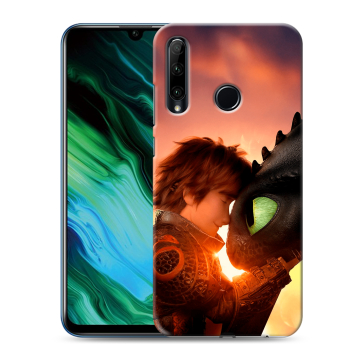 Силиконовый чехол на Huawei Honor 20e с принтом Как приручить дракона