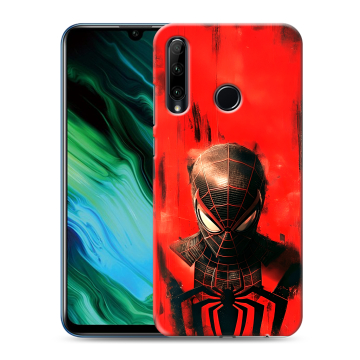 Силиконовый чехол на Huawei Honor 20e с принтом человек паук spiderman