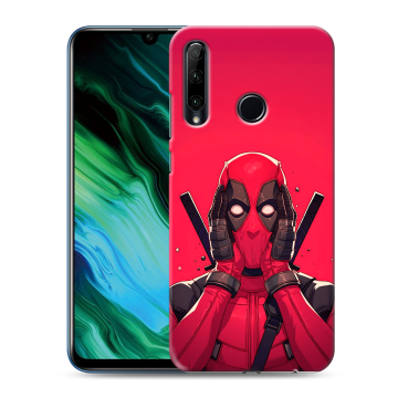 Силиконовый чехол на Huawei Honor 20e с принтом Дедпул Deadpool