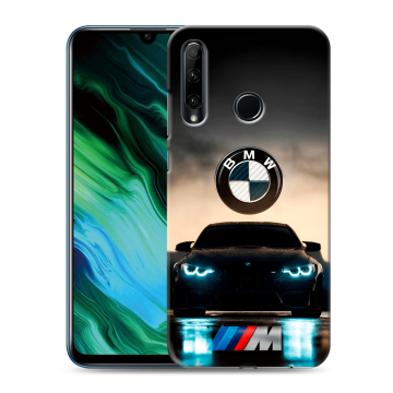 Силиконовый чехол на Huawei Honor 20e с принтом БМВ BMW Силиконовый чехол на Huawei Honor 20e с принтом БМВ BMW