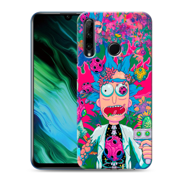 Силиконовый чехол на Huawei Honor 20e с принтом Рик и Морти Rick Morty Силиконовый чехол на Huawei Honor 20e с принтом Рик и Морти Rick Morty