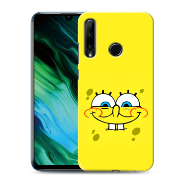 Силиконовый чехол на Huawei Honor 20e с принтом спанчбоб спанч боб