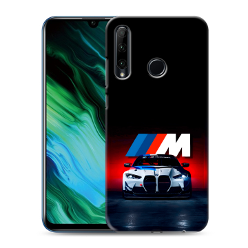 Силиконовый чехол на Huawei Honor 20e с принтом БМВ BMW Силиконовый чехол на Huawei Honor 20e с принтом БМВ BMW